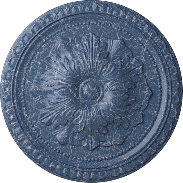 Ekena Millwork Richmond Ceiling Medallion (Fits Canopies up to 2 5/8"), 18"OD x 1 3/8"P, Americana Crackle CM18RIAMC - main